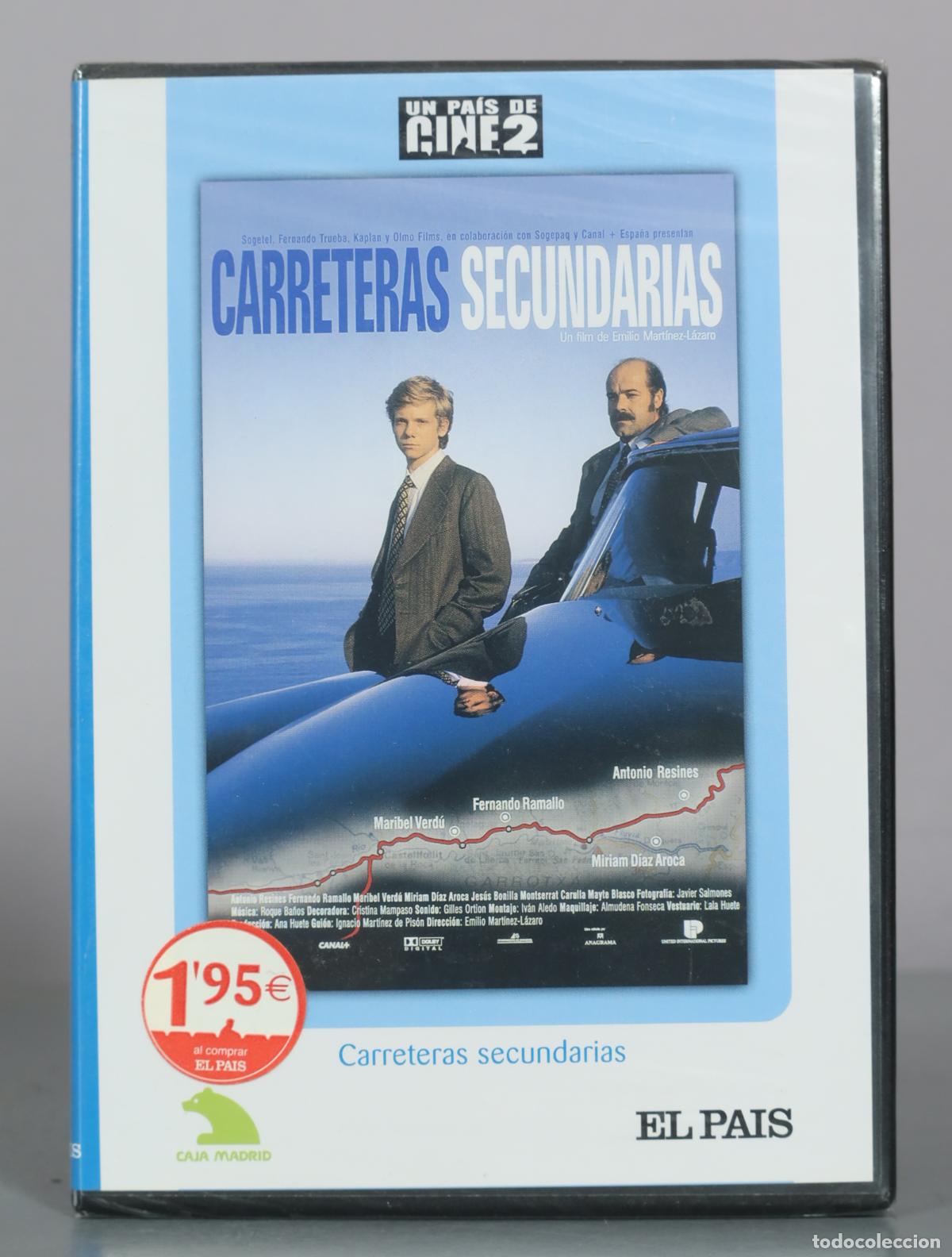Cine: DVD. Carreteras secundarias - Emilio Mart&iacute;nez-L&aacute;zaro - El Pa&iacute;s . PRECINTADO