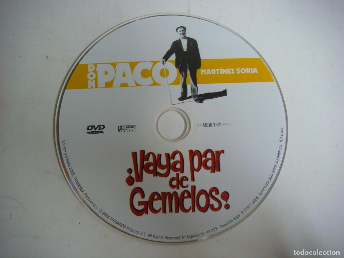 Cine: D.V.D. DE VAYA PAR DE GEMELAS CON PACO MARTINEZ SORIA-(&)