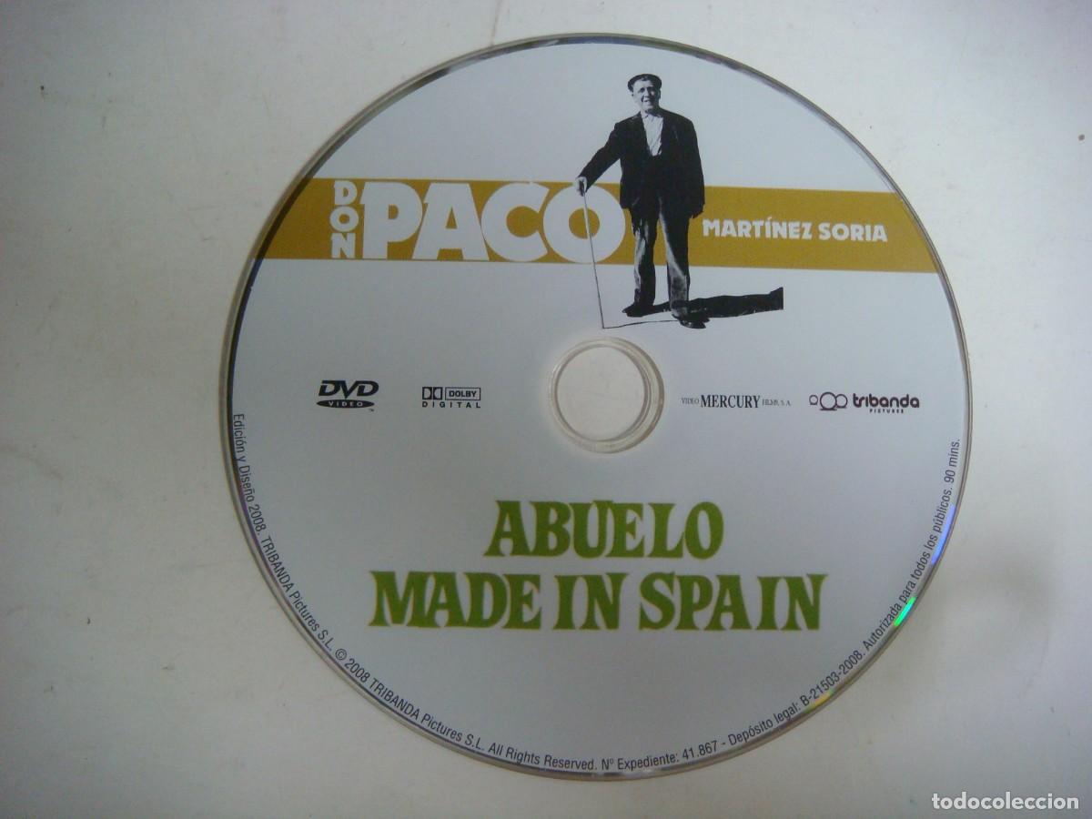 Cine: D.V.D. DE ABUELO MADE IN SPAIN CON PACO MARTINEZ SORIA-(&)