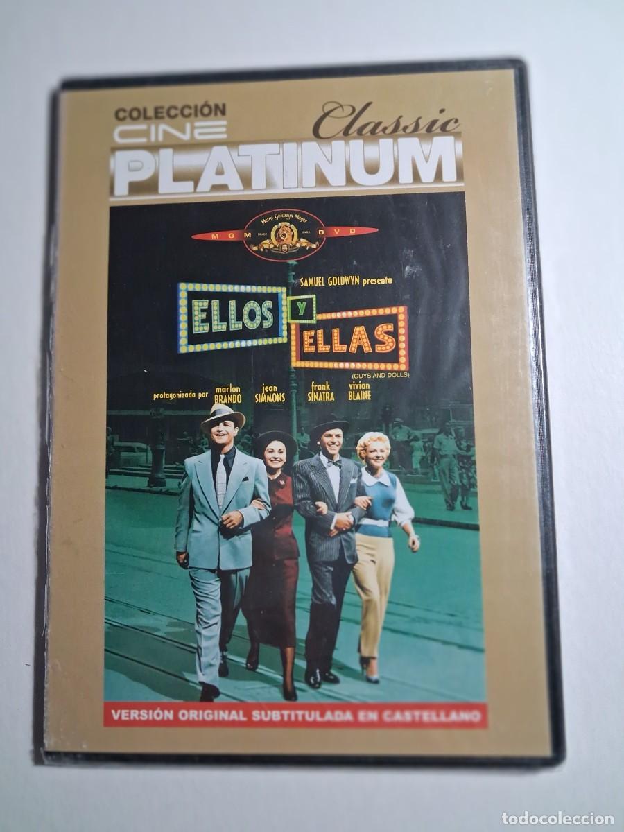Cine: dvd ellos y ellas. marlon brando. frank sinatra. 143 min caja fina (percintado)