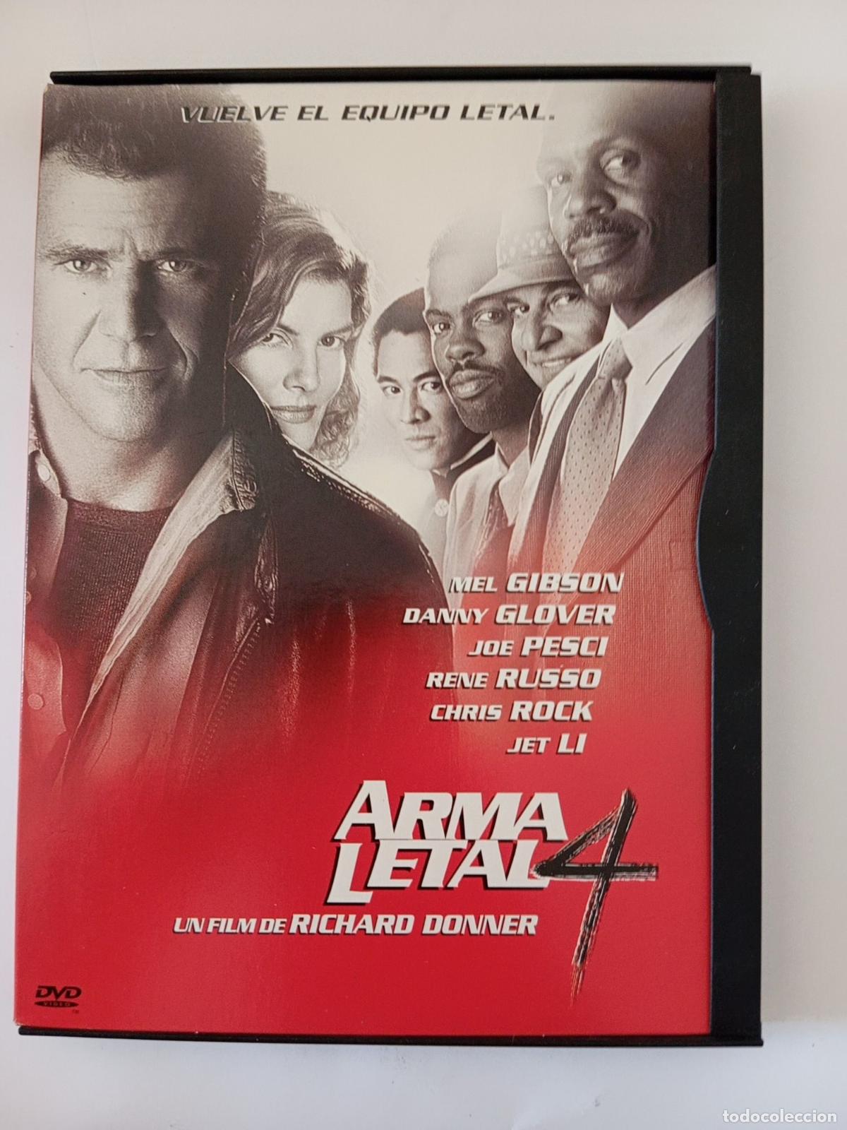 Cine: Arma Letal 4 DVD Edici&oacute;n Snapper Mel Gibson Ingl&eacute;s