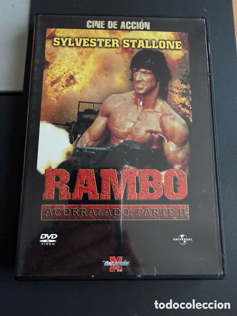Cine: DVD. RAMBO. ACORRALADO. PARTE II