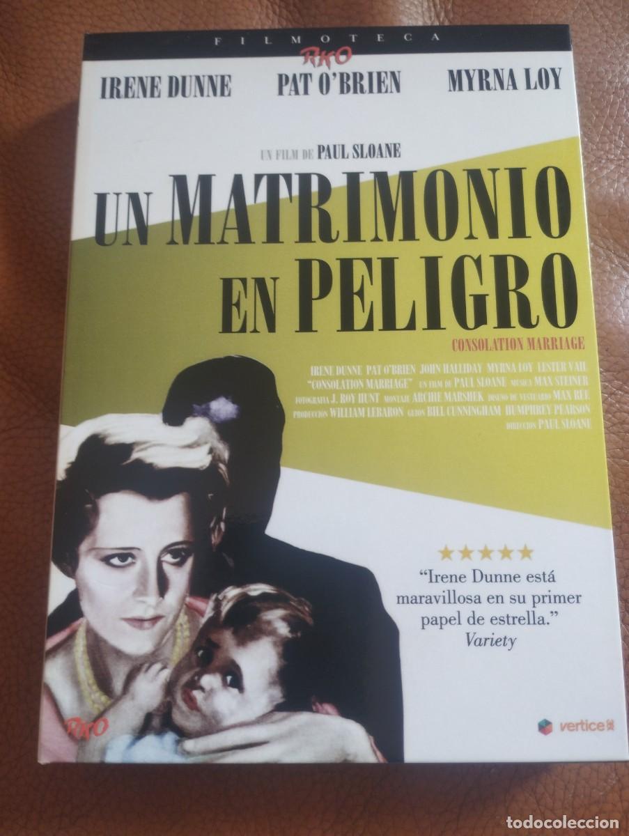 Cine: DVD Un matrimonio en peligro de Paul Sloane con libreto exclusivo de 24 paginas filmoteca RKO
