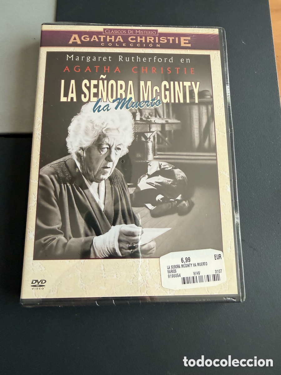 Cine: DVD. Agatha Christie. LA SE&Ntilde;ORA McGINTY A MUERTO. PRECINTADO