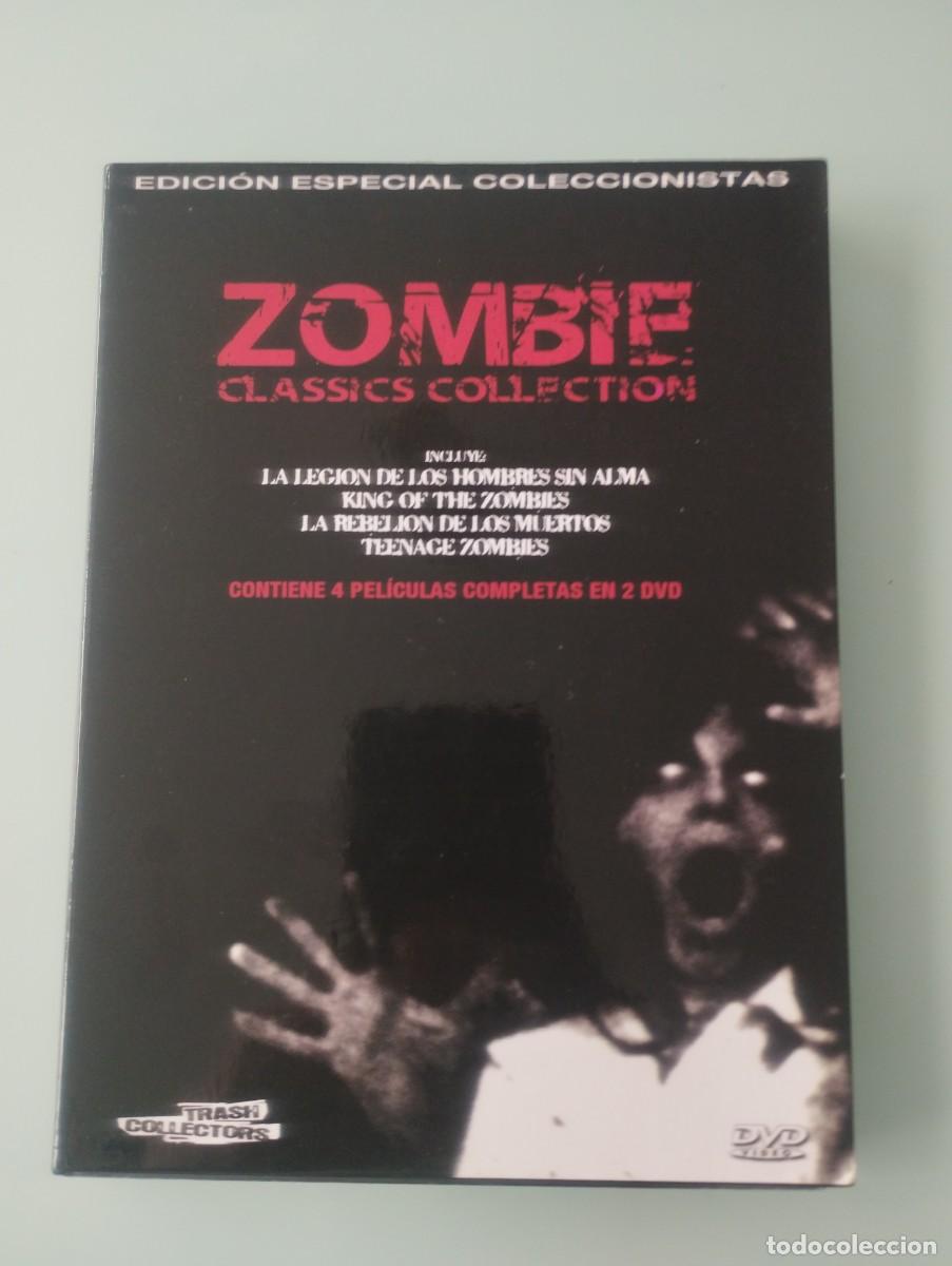 Cine: DVD Zombie Classics collection, 4 pel&iacute;culas en 2 DVD Trash collectors descatalogada