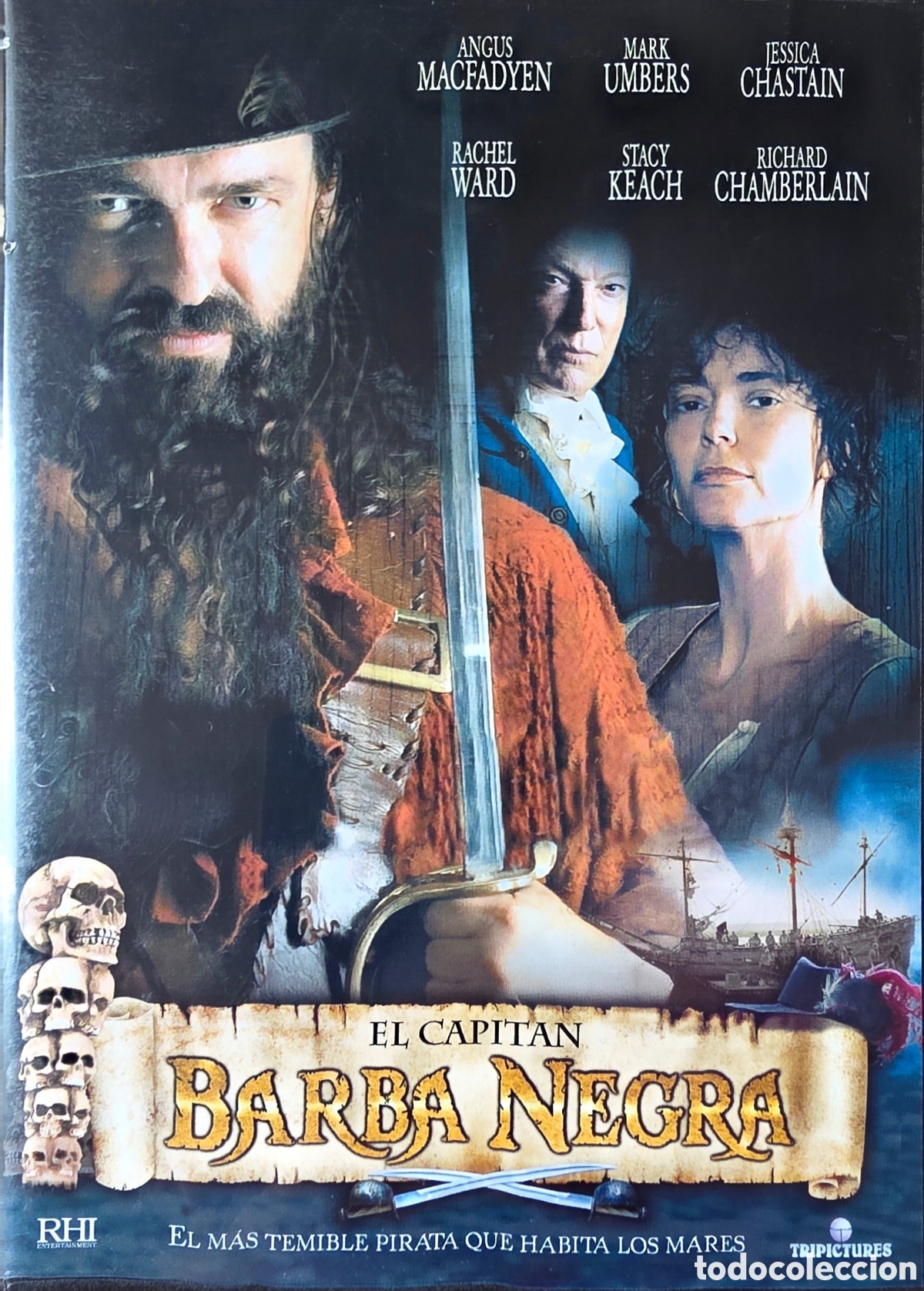 Cine: EL CAPITAN BARBA NEGRA RICHARD CHAMBERLAIN