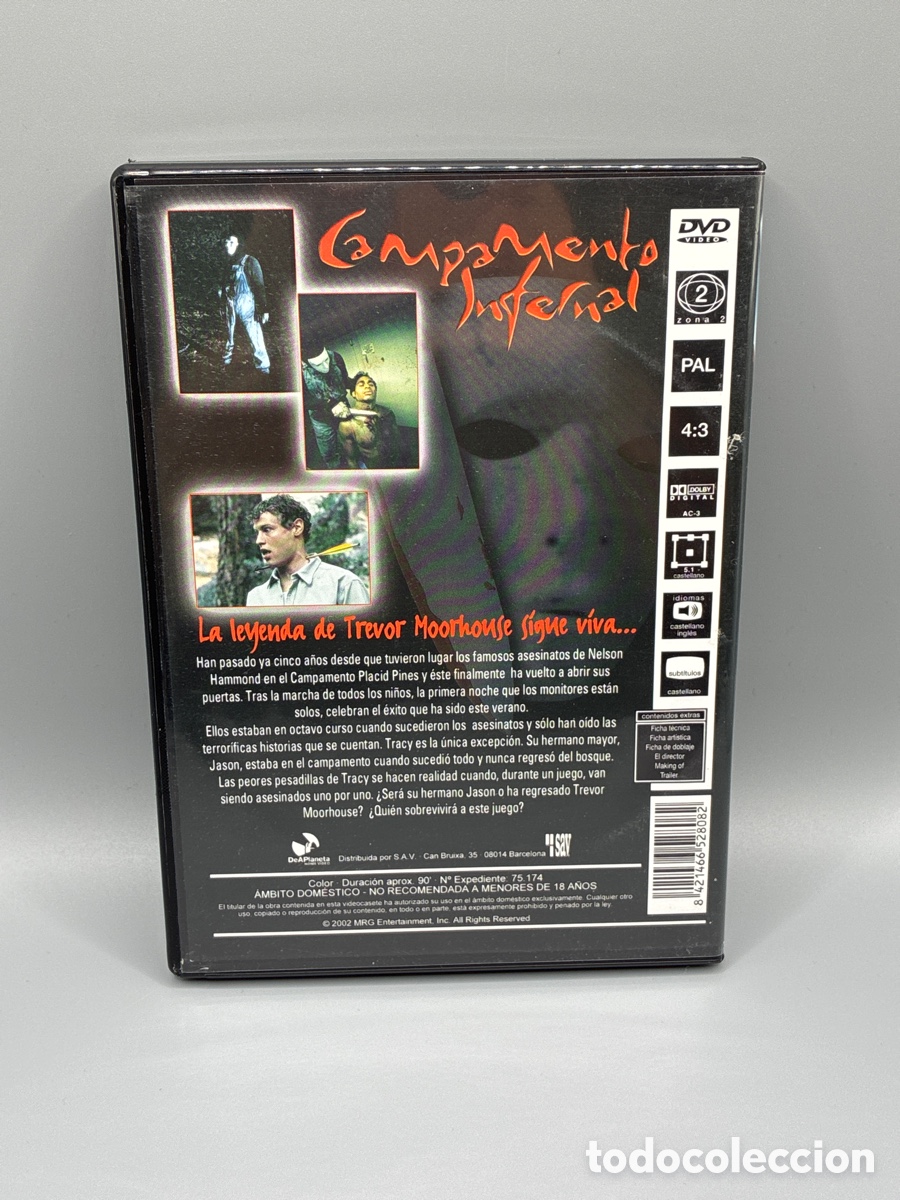 Cine: Campamento infernal DVD - Foto 2