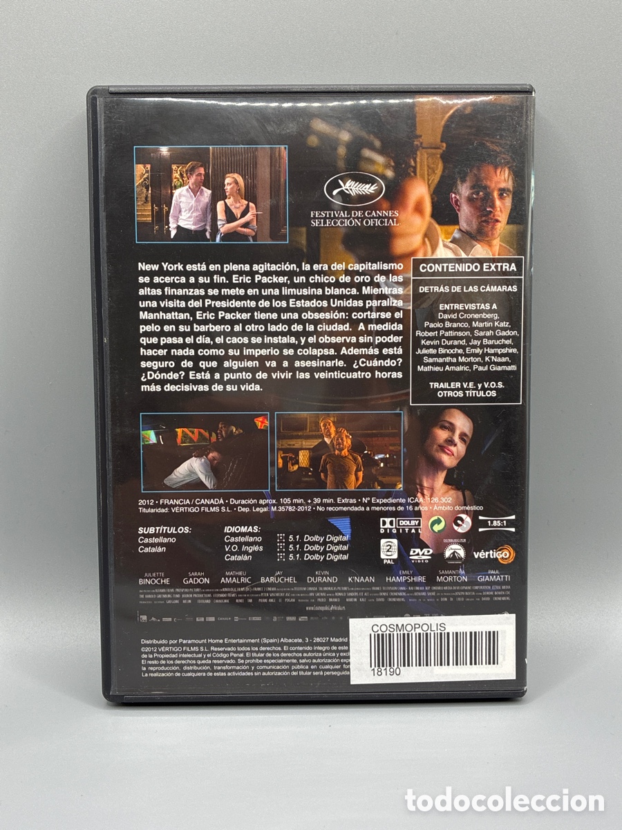 Cine: Cosmopolis Edici&oacute;n DVD - Foto 2