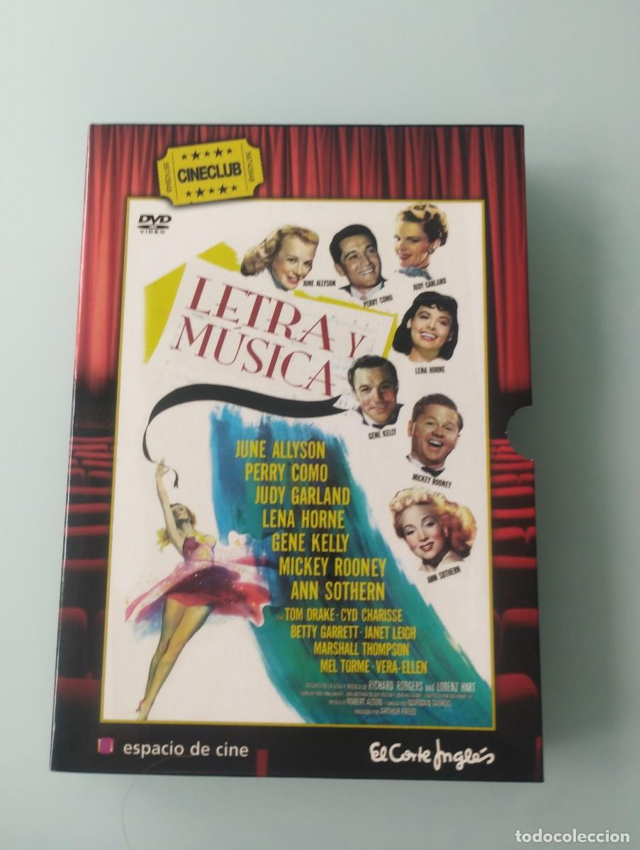 Cine: DVD Letra y m&uacute;sica con libreto exclusivo colecci&oacute;n espacio de cine El corte ingl&eacute;s