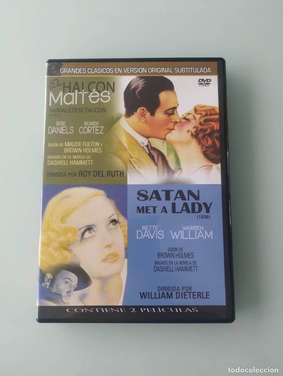 Cine: DVD El halc&oacute;n malt&eacute;s y Sat&aacute;n met a lady, dos cl&aacute;sicos en Vos