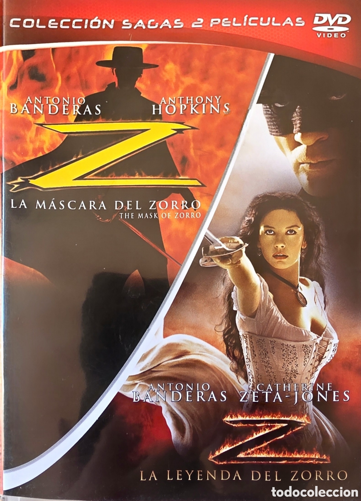 Cine: LA M&Aacute;SCARA DEL ZORRO & LA LEYENDA DEL ZORRO (2 DVD)