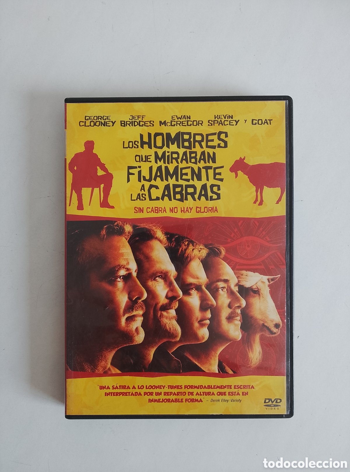 Cine: PELICULA DVD LOS HOMBRES QUE MIRABAN FIJAMENTE A LAS CABRAS
