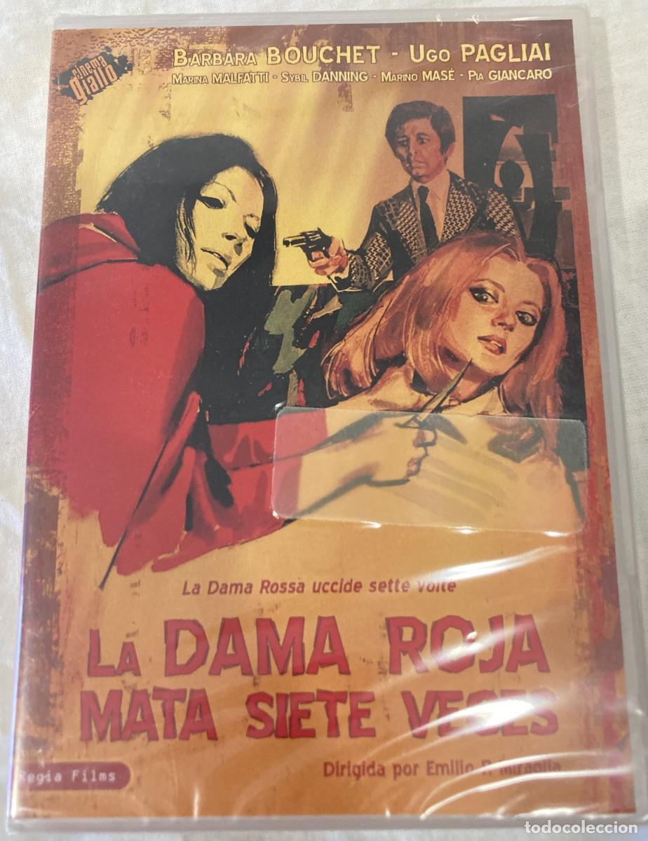 Cine: dvd original LA DAMA ROJA MATA SIETE VECES / Ed REGIA FILMS