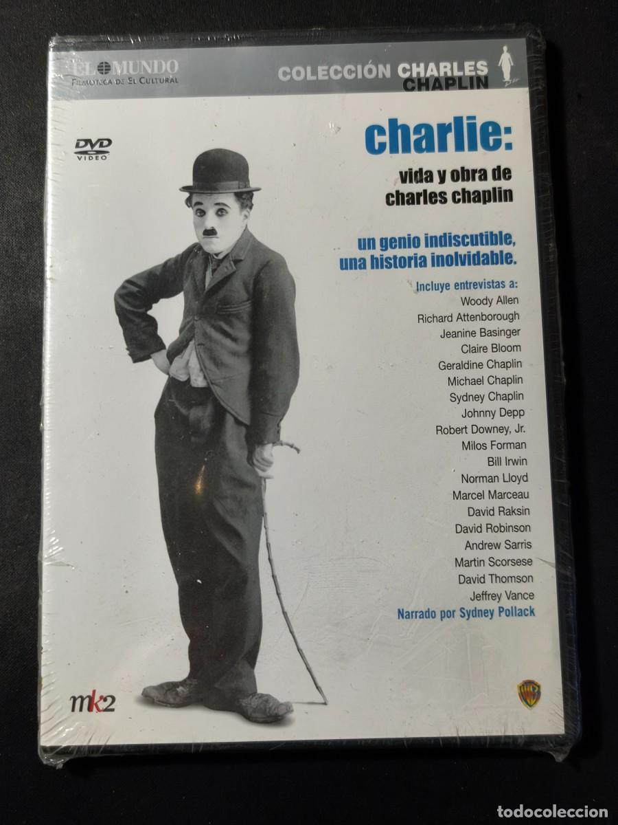 Cinema: DVD- Charlie vida y obra de charles chaplin estado nuevo
