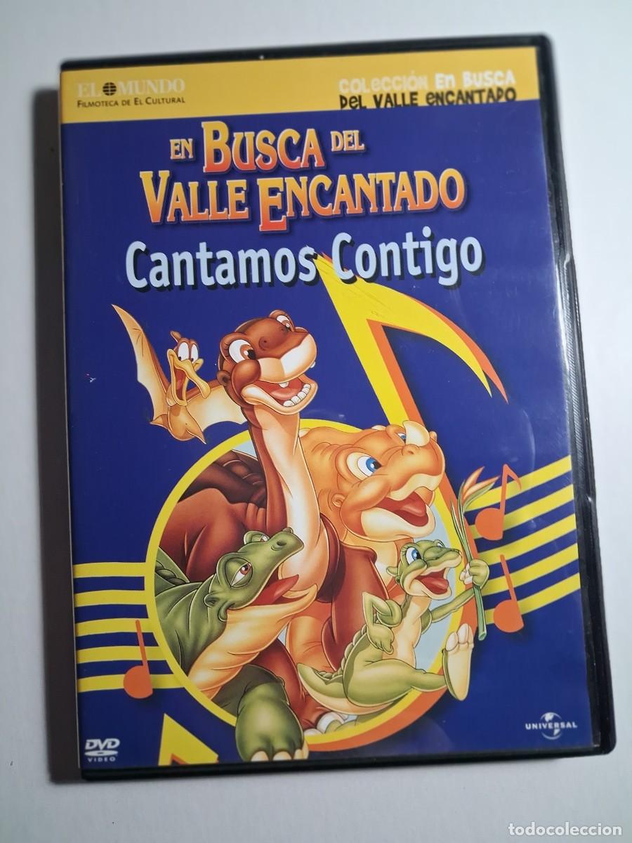 Cine: dvd en busca del valle encantado. cantamos contigo. 28 min (seminuevo)