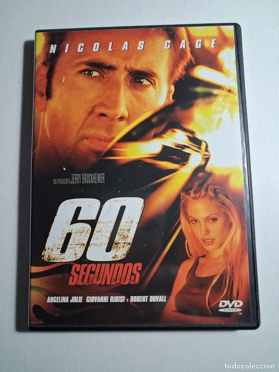 Cine: dvd 60 segundos. nicolas cage. angelina jolie. 120 min con inserto (seminuevo)