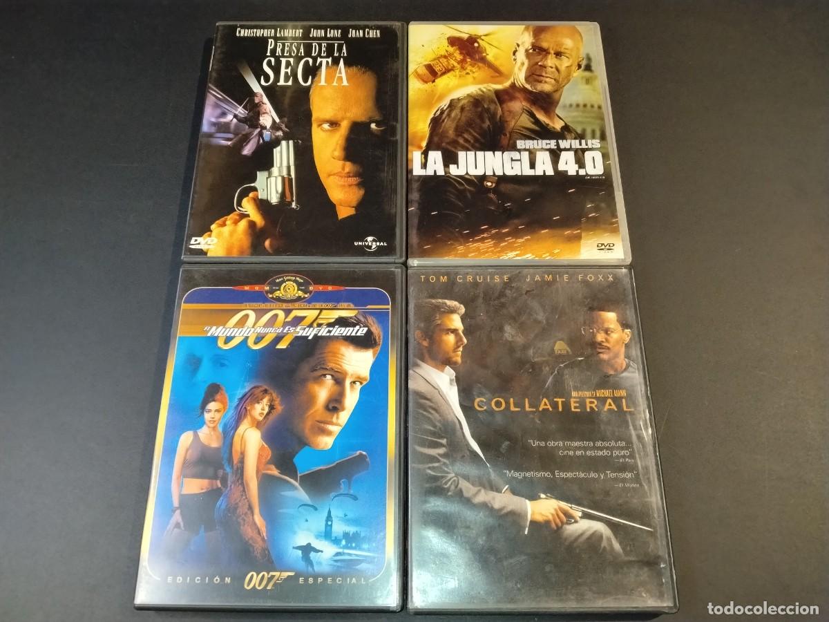 Cinema: 4 DVD (007-PRESA DE LA SECTA-LA JUNGLA-COLLATERAL)