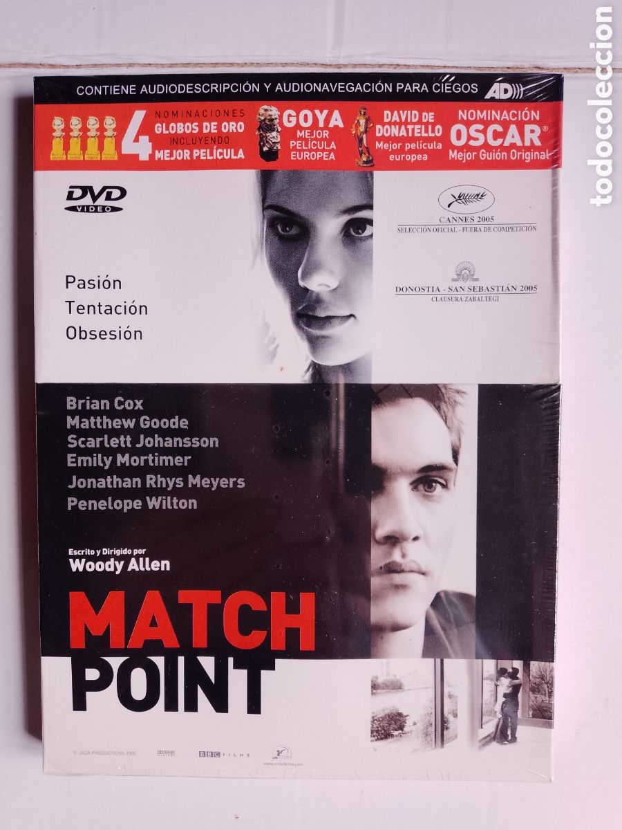 Cine: MATCH POINT - DE WOODY ALLEN - DVD NUEVO PRECINTADO
