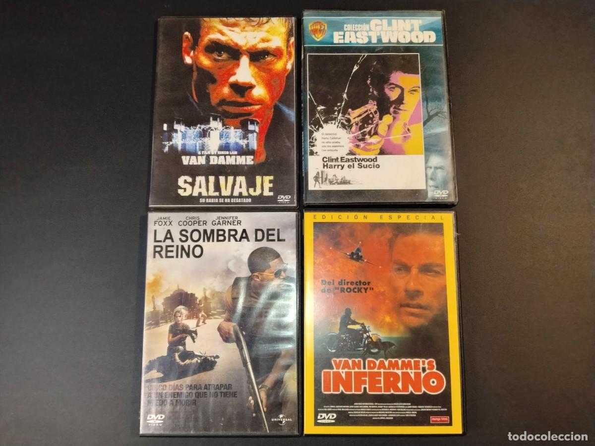 Cinema: 4 DVD (INFIERNO-LA SOMBRA DEL REINO-SALVAJE-HARRY EL SUCIO)