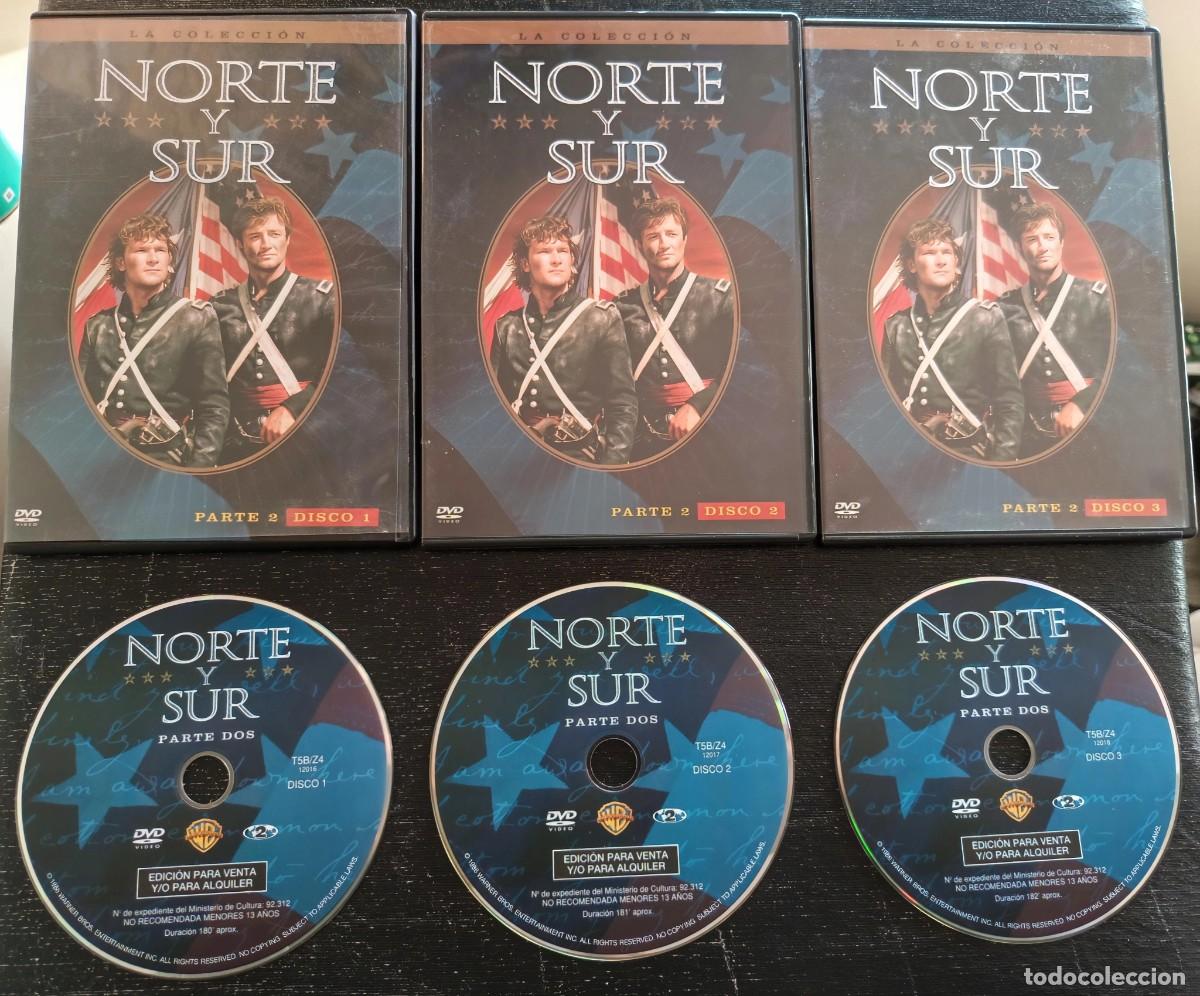 Cine: 3 Dvds Norte y Sur :Parte 2( super-descatalogado y barato)