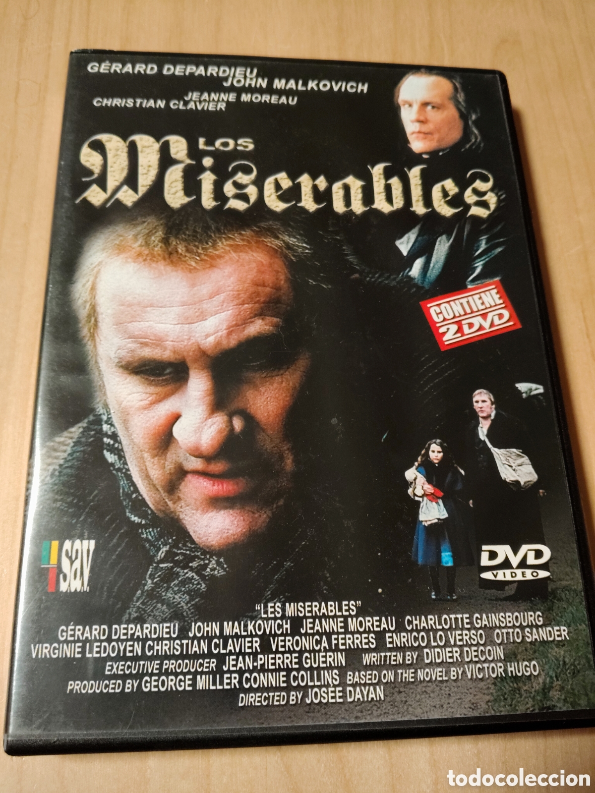 Cine: RD134 los miserables DVD SEGUNDAMANO