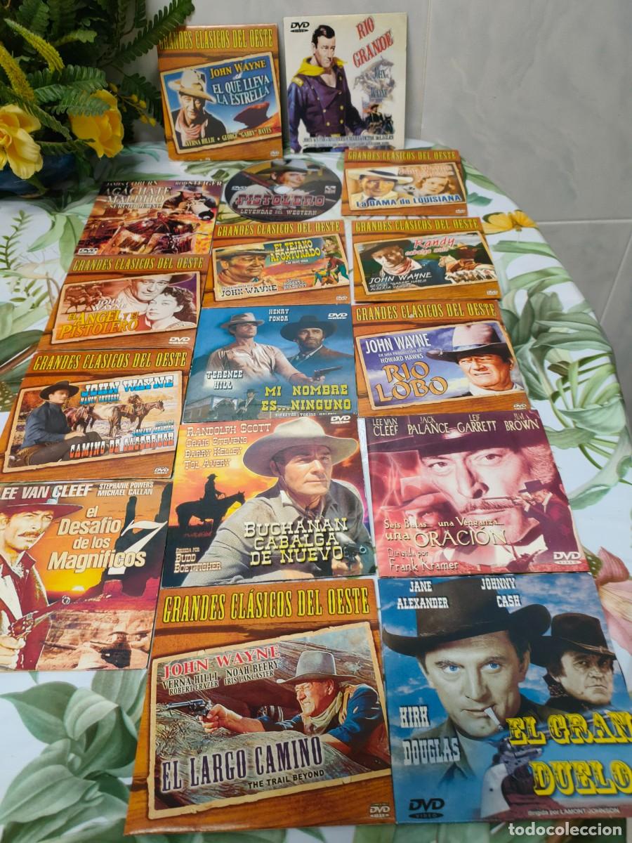 Cine: 16 DVD LOTE PEL&Iacute;CULAS DEL OESTE, WENSTER, VAQUEROS. M&Aacute;S REGALOS GRATIS