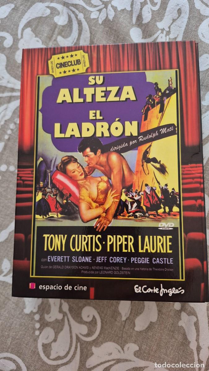 Cin&eacute;ma: Su alteza, el ladr&oacute;n, dvd Rudolph Mate Tony Curtis Piper Laurie Jeff Corey