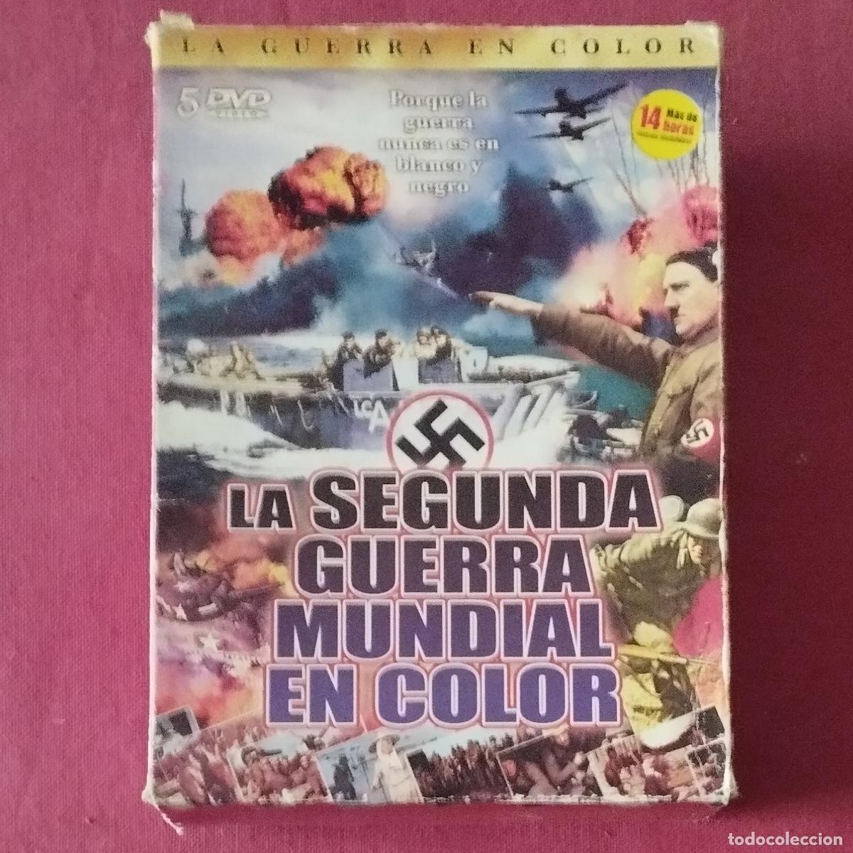 Cin&eacute;ma: LA SEGUNDA GUERRA MUNDIAL EN COLOR - 5 DVD - VER FOTOS