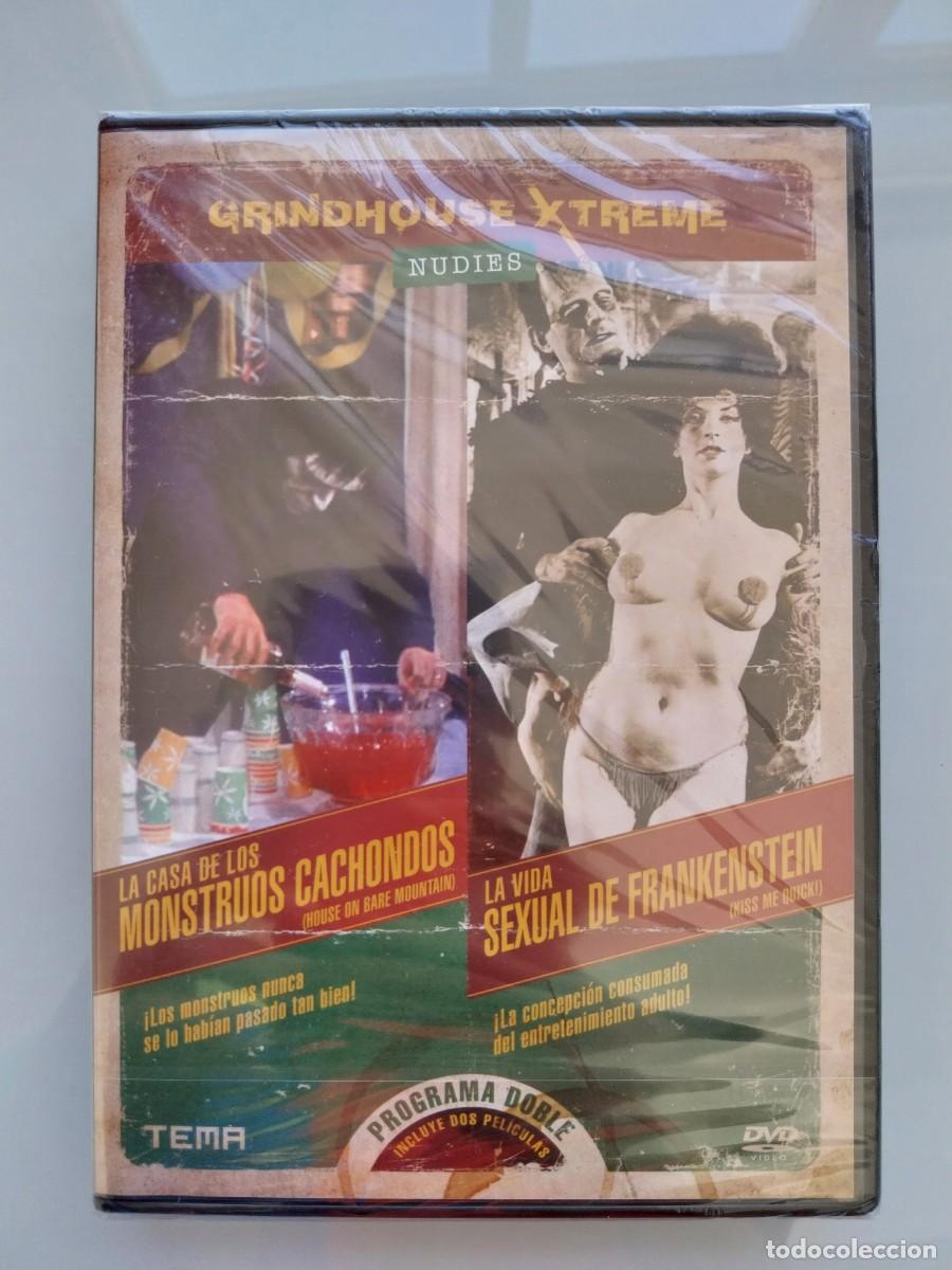 Cine: DVD - LA CASA DE LOS MONSTRUOS CACHONDOS Y LA VIDA SEXUAL DE FRANKENSTEIN, CINE DE SERIE B EROTICO