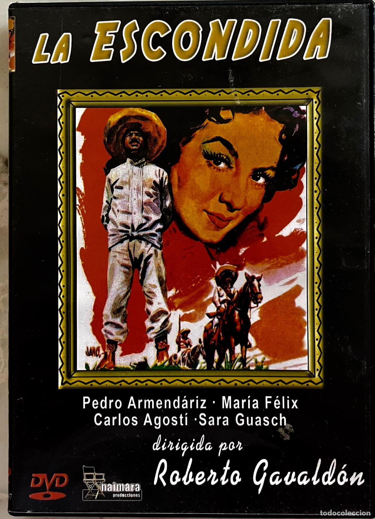 Cine: LA ESCONDIDA. MARIA FELIX. PEDRO ARMENDARIZ. ROBERTO GAVALDON. DVD