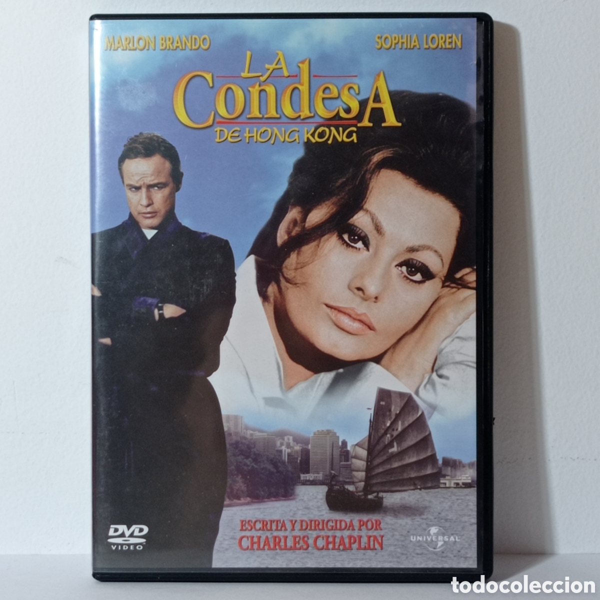 Kino: LA CONDESA DE HONG KONG, CH.CHAPLIN (1966): M.BRANDO -COMO NUEVA-