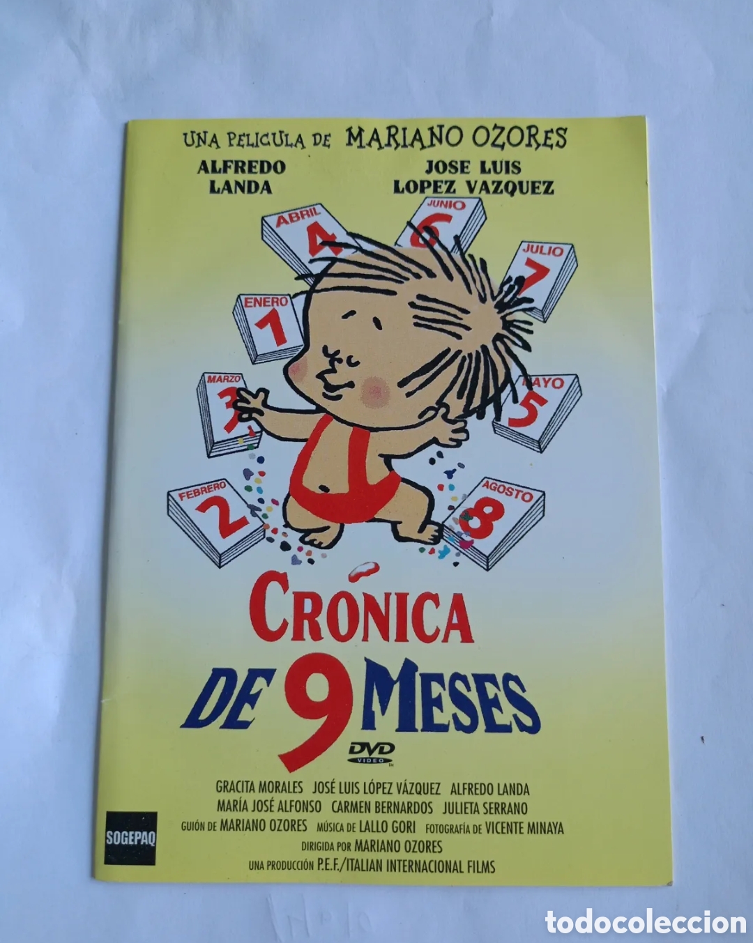 Cinema: CRONICA DE 9 MESES ALFREDO LANDA GRACITA MORALES JOSE LUIS LOPEZ
