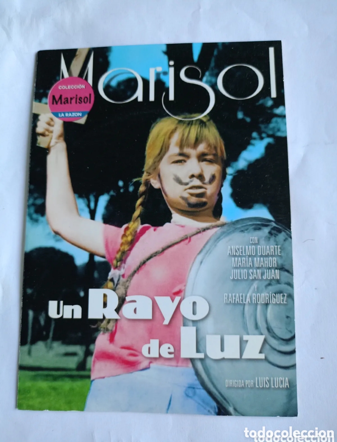 Cinema: UN RAYO DE LUZ. DVD DE LA PELICULA DE MARISOL. DIRIGIDA POR LUIS LUCIA. ESTUCHE FINO DE CARTON.