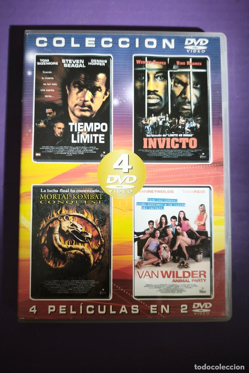 Cinema: DVD- coleccion 4 pelicuals en 2 estado bueno