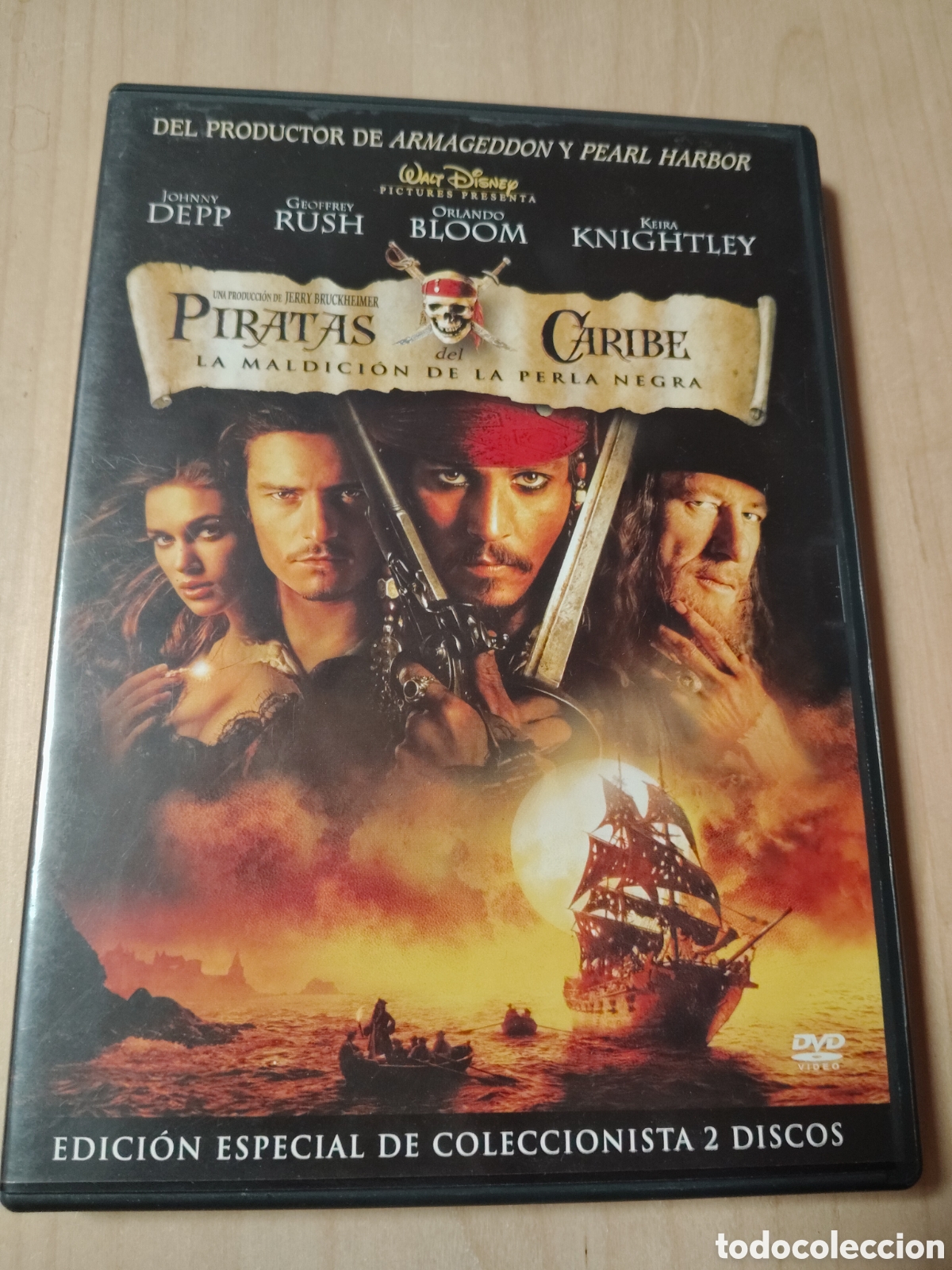 Cinema: RD130 piratas del caribe la maldici&oacute;n de la perla negra DVD SEGUNDAMANO