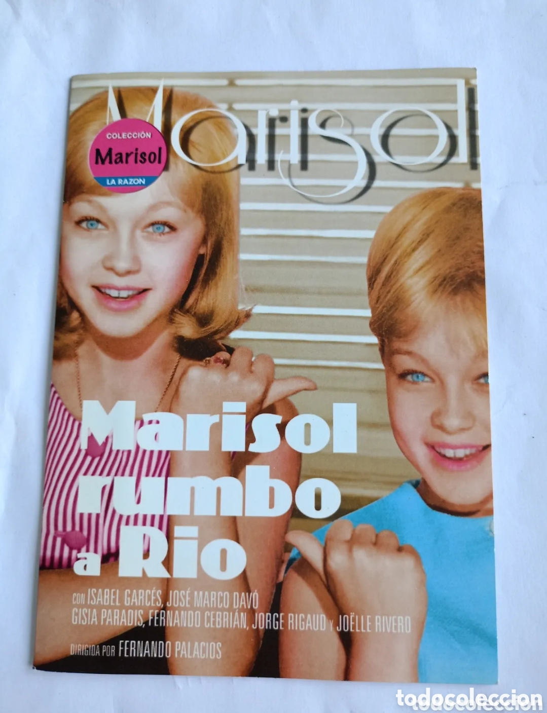Cinema: MARISOL RUMBO A RIO. DVD DE LA PELICULA DE FERNANDO PALACIOS. CON MARISOL Y JOSE MARCO DAVID. COLOR
