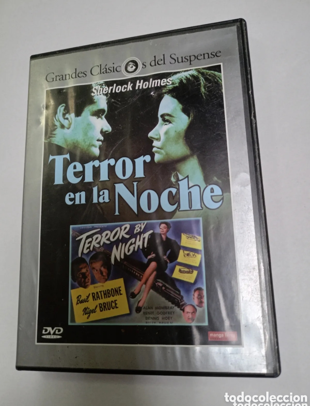 Cinema: Terror en la noche / Sherlock Holmes / Basil Rathbone / Roy W. Neill / G. Cl&aacute;sicos Suspense / DVD