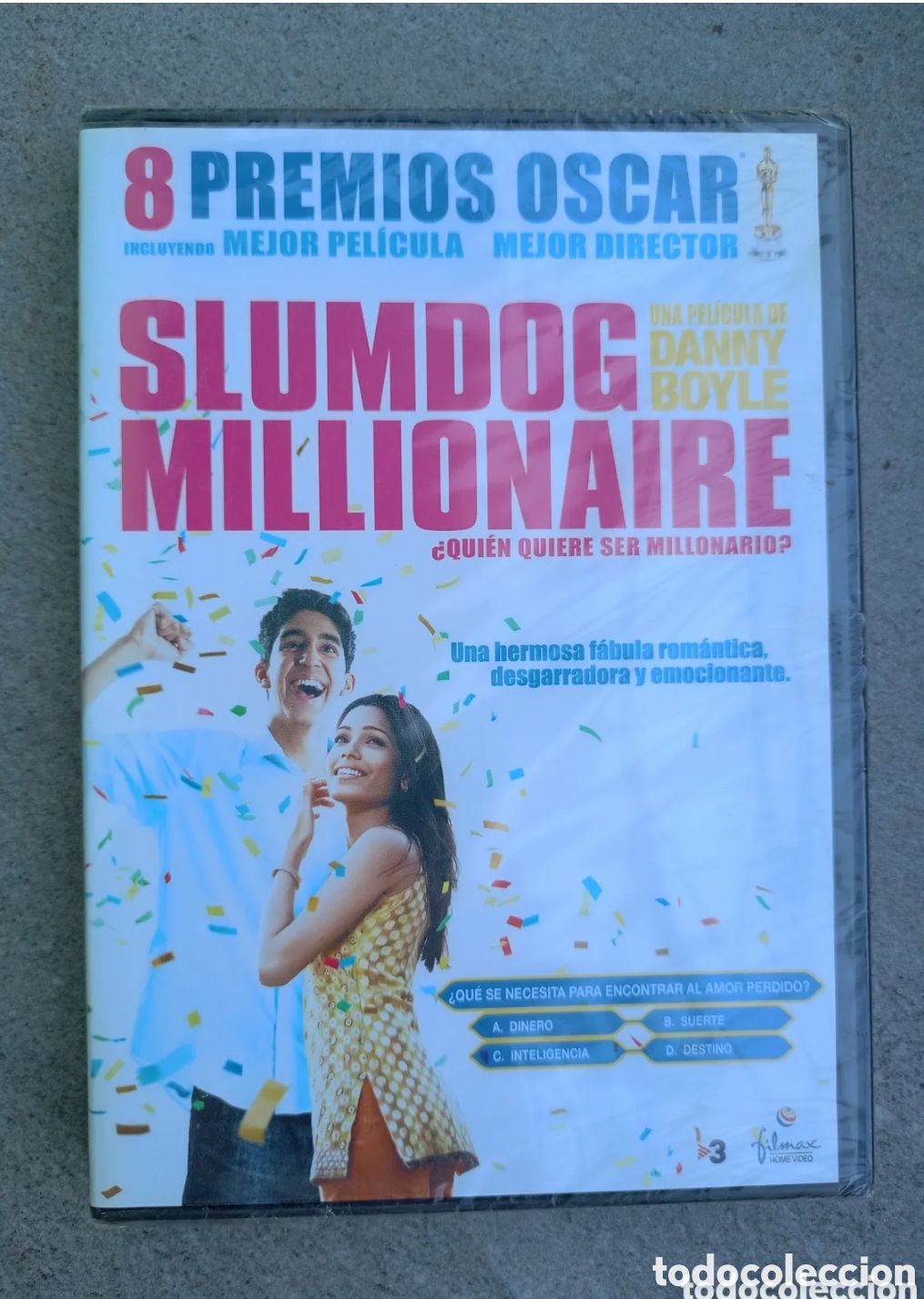 Kino: DVD CINE - SLUMDOG MILLIONAIRE (&iquest;QUIEN QUIERE SER MILLONARIO?) - NUEVO