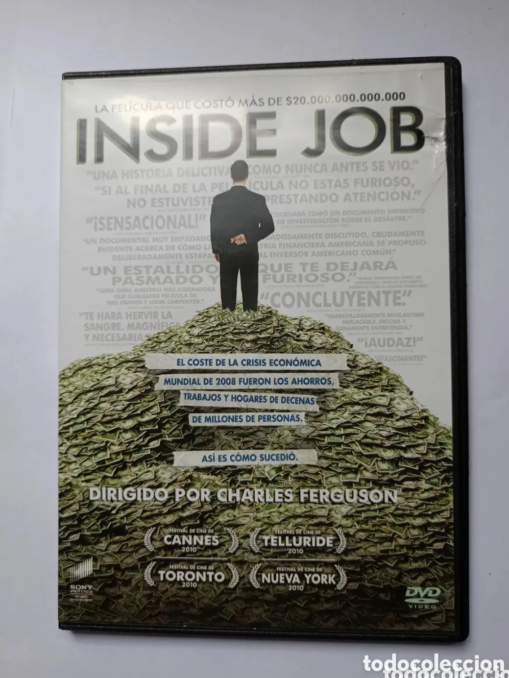 Kino: DVD INSIDE JOB. DIRIGDO POR CHARLES FERGUSON.