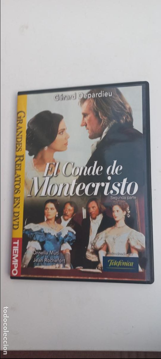 Cinema: EL CONDE DE MONTECRISTO SEGUNDA PARTE. GERARD DEPARDIEU. DVD. GRANDES RELATOS EN DVD. TIEMPO