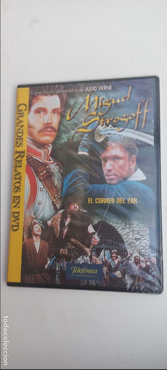 Kino: MIGUEL STROGOFF. EL CORREO DEL ZAR. PRECINTADO. JULIO VERNE. DVD. GRANDES RELATOS EN DVD. TIEMPO