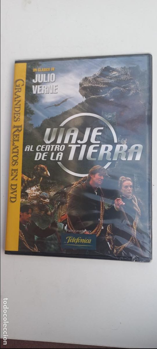 Cinema: VIAJE AL CENTRO DE LA TIERRA. PRECINTADA. JULIO VERNE. DVD. GRANDES RELATOS EN DVD.