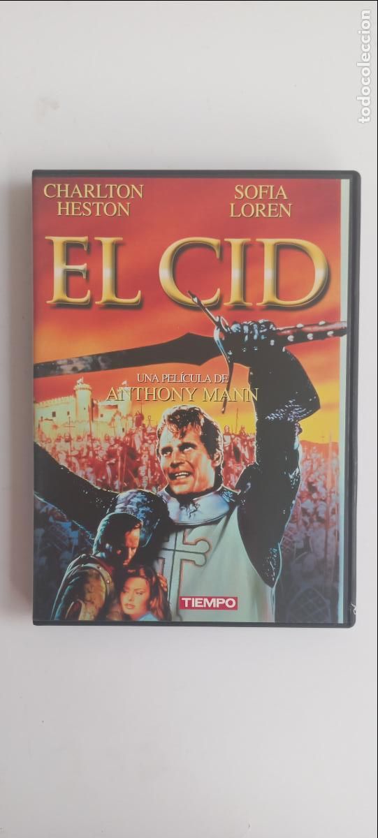 Cinema: EL CID. ANTHONY MANN. SOFIA LOREN, CHARLTON HESTON. PELICULA EN DVD. TIEMPO.
