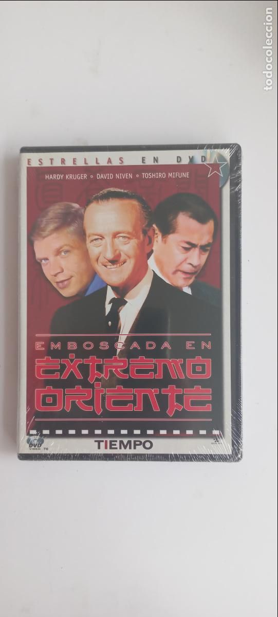 Cinema: EMBOSCADA EN EXTREMO ORIENTE. DAVID NIVEN. PRECINTADA. PELICULA EN DVD. TIEMPO.