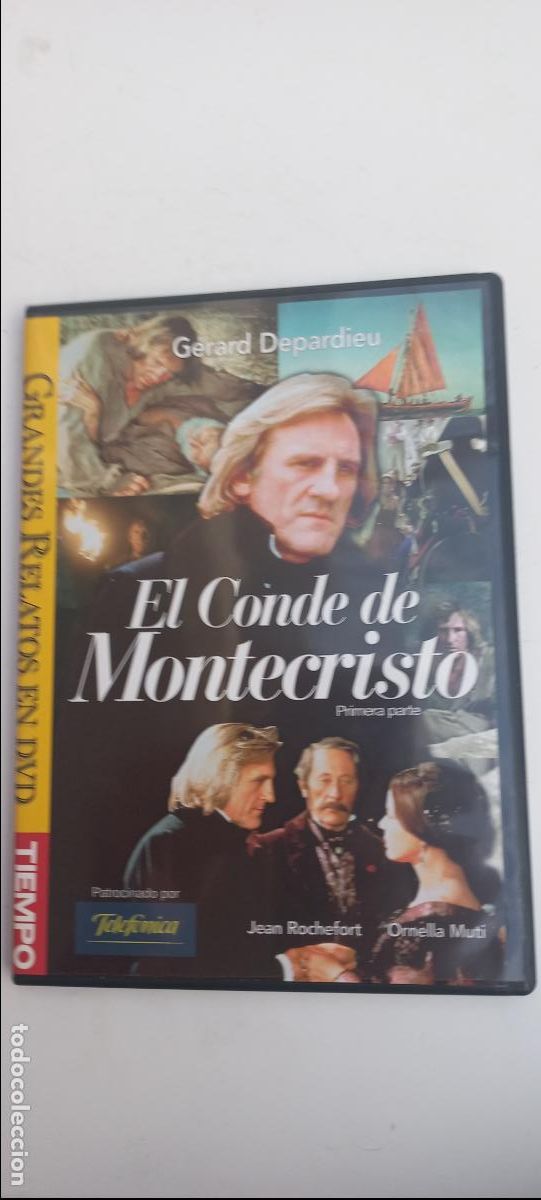 Cinema: EL CONDE DE MONTECRISTO. PRIMERA PARTE. GRANDES RELATOS. PELICULA EN DVD. TIEMPO.