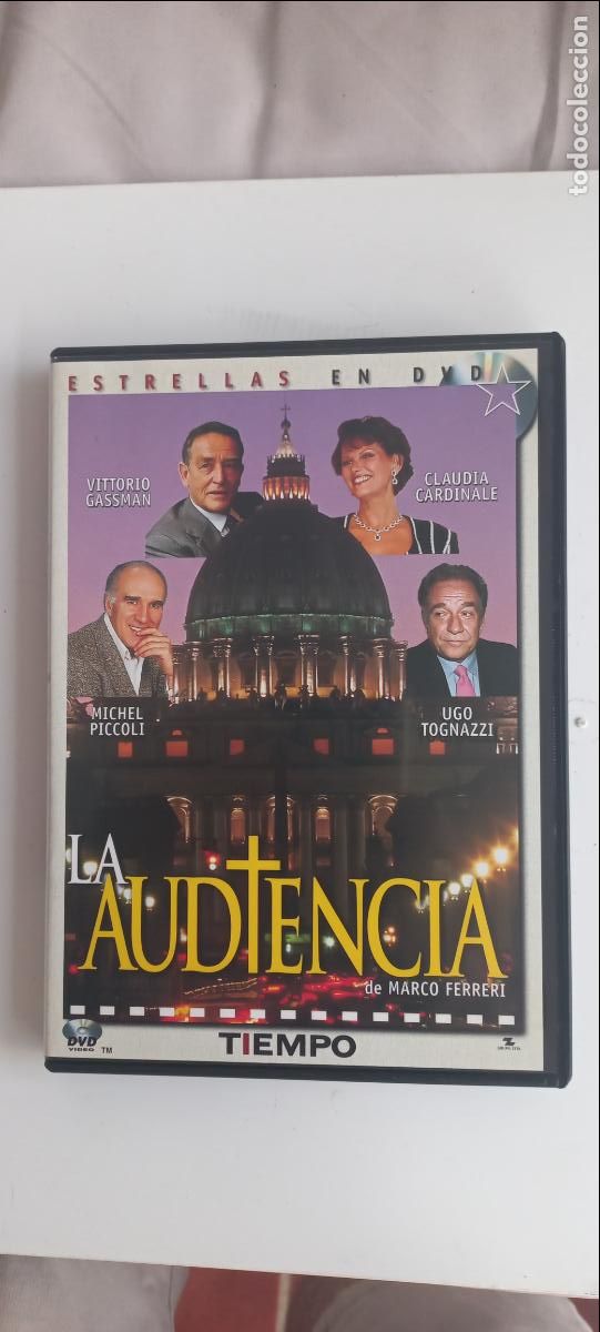 Cinema: LA AUDIENCIA. VITTORIO GASSMAN. CLAUDIA CARDINALE. PELICULA EN DVD. TIEMPO.