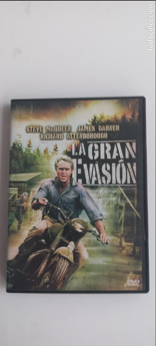 Cinema: LA GRAN EVASION. STEVE MCQUEEN. PELICULA EN DVD.