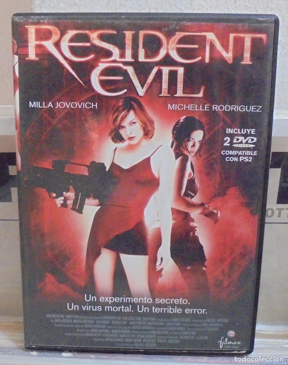 Cine: Resident evil -- 2 DVD 's (compatible con PS2)