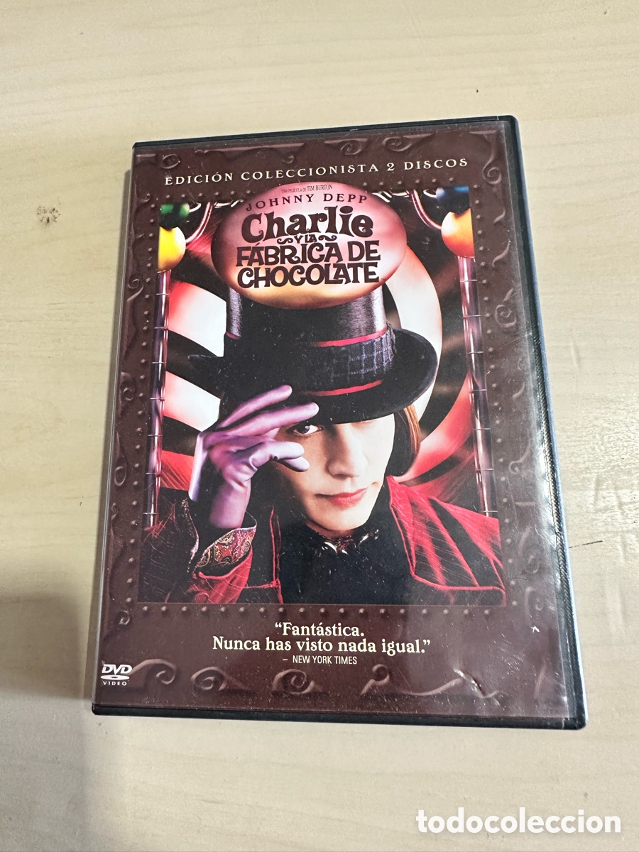 Cin&eacute;ma: RD125 charlie y la f&aacute;brica de chocolate dvd segunda mano