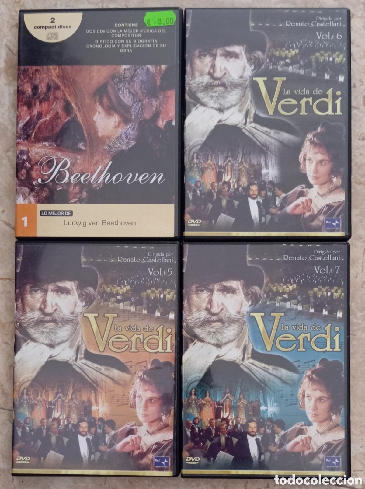 Cinema: DVD LA VIDA DE VERDI + BEETHOVEN